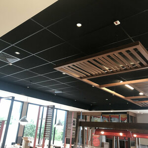 CLOISONNEMENT ET FAUX-PLAFOND POUR L'ENSEIGNE BURGER KING 